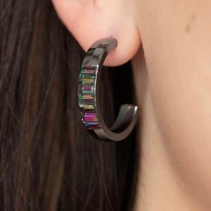 Gunmetal earrings